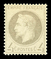 * N°27A, 4c Gris Type I, Quasi **, Frais. TTB  Qualité: *  Cote: 375 Euros - 1863-1870 Napoléon III Lauré