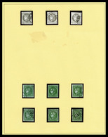 O Ensemble De 67 Timbres Comprenant 1c (4 Ex), 2c (6 Ex Avec Obliterations Et Nuances Dont Chocolat), 4c (3 Ex), 5c (6 E - 1870 Bordeaux Printing