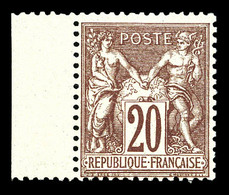 ** N°67, 20c Brun Type I, Bdf, Fraîcheur Postale, SUP (signé Brun/certificat)  Qualité: ** - 1876-1878 Sage (Type I)