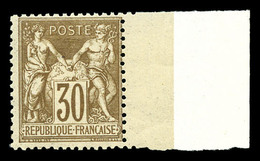 ** N°69, 30c Brun-clair Type I, Bdf, Fraîcheur Postale, SUP (signé Calves/certificat)  Qualité: ** - 1876-1878 Sage (Tipo I)