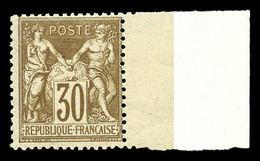 ** N°69, 30c Brun-clair Type I, Bdf, Fraîcheur Postale, SUP (signé Calves/certificat)  Qualité: ** - 1876-1878 Sage (Type I)