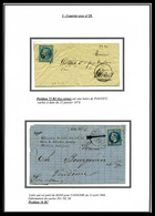 O CERES DENTELES: TRES BELLE COLLECTION Composée De 104 Lettres Presentée Sur Feuilles D'exposition Dont Affranchissemen - 1849-1876: Klassik