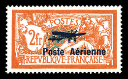 * N°1, 2f Orange Et Vert-bleu, Très Bon Centrage, Quasi **. TTB  Qualité: *  Cote: 500 Euros - 1927-1959 Nuovi