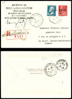 O N°3, Berthelot Surchargé à Bord Du Paquebot 'ILE DE FRANCE' 10F Sur 90c Rouge (+N°181), Sur Lettre Avec Griffe 'Premiè - 1927-1959 Postfris