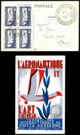 O N°6c, 1F50 Outremer Perforé 'E.I.P.A.30' En Bloc De Quatre Sur Carte De L'exposition, Très Jolie Pièce. SUP (signé Cal - 1927-1959 Postfris