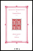 ** N°1, Exposition Philatélique De Paris 1925. TTB. R. (certificat)  Qualité: **  Cote: 5500 Euros - Ungebraucht