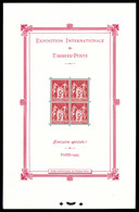 ** N°1, Exposition Philatélique De Paris 1925, Infime Froissure De Gomme, Frais. SUP (certificat)  Qualité: **  Cote: 55 - Ongebruikt