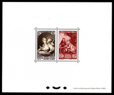 (*) N°446/753, Lettre De Fragonard Et Musée Postal (toujours Sans Gomme), Tirage 12 Exemplaires. RARE Et SUP (certificat - Ongebruikt