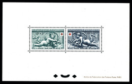 ** N°937/938, Paire Croix Rouge, Tirage 18 Exemplaires. RARE Et SUP (certificat)  Qualité: ** - Neufs