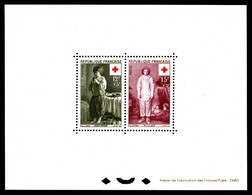 ** N°1089/1090, Paire Croix Rouge, Tirage 22 Exemplaires. RARE Et SUP (certificat)  Qualité: ** - Neufs