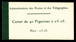 ** N°111-C1, Type Blanc, 40 Timbres, Prix 2f 05. SUP (certificat)  Qualité: ** - Autres & Non Classés