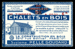 ** N°191-C1, Série 88-B, CHALET EN BOIS Et AIGLE, Bas De Feuille. TTB  Qualité: ** - Autres & Non Classés