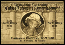 ** N°256-C1, Sourire De Reims, Carnet De 8 Timbres, TTB (certificat)  Qualité: ** - Sonstige & Ohne Zuordnung