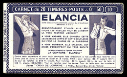 ** N°272-C8, Série 219-B, CEINTURE ELANCIA Et EU, Impression Recto-verso. TTB (certificat)  Qualité: ** - Altri & Non Classificati