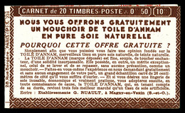 ** N°272-C8, Série 224-C, RUAULT TOILE D'ANNAM Et EU (pub à Cheval). SUP. R. (certificat)  Qualité: ** - Altri & Non Classificati