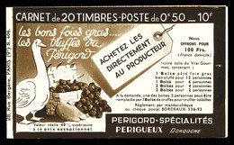 ** N°283-C67, Série 406, FOIES GRAS ET TRUFFES DU PERIGORD Et EU, Daté Du 6.1.37. SUP. R.R.R. (certificat)  Qualité: ** - Altri & Non Classificati