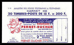 ** N°886-C18, Série 13, PERNET DUCHER Et EU, Daté Du 8.9.54. TB (certificat)  Qualité: ** - Altri & Non Classificati