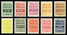 ** N°234/243, Série Timbres De Mise à Jour Complète, Les 10 Valeurs SUP. R.R. (signés Brun/Certificat)   Qualité: **  Co - Nuovi