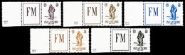 ** N°10A, Non émis: Infanterie, Ensemble De 5 Diptyques De Couleurs Différentes, Tous Bord De Feuilles, Grandes Raretés, - Timbres De Franchise Militaire