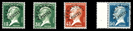 ** N°65/68, Série Pasteur, Les Quatre Valeurs TB  Qualité: **  Cote: 455 Euros - 1893-1947