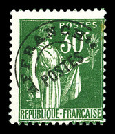 * N°69, Non émis: Type Paix, 30c Vert, Fraîcheur Postale, Charnière Infime, Quasi **, SUP. R.R. (signé Calves/certificat - 1893-1947