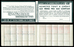 ** N°283-C11, Série 267, Extraordinaire Impression à Sec Des Timbres. SUPERBE. R.R. (certificat)  Qualité: ** - Fogli Completi