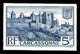 ** N°392, 5f Carcassonne. SUP. R. (certificat)  Qualité: **  Cote: 750 Euros - Non Classificati