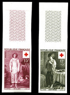 ** N°1089/90, Paire Croix Rouge De 1956 Bdf. TB  Qualité: **  Cote: 215 Euros - Non Classés