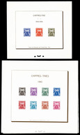 (*) N°67/77, Série Gerbes De 1943 En 2 épreuves Collectives, RARE Et SUP (certificat)  Qualité: (*)  Cote: 775 Euros - Epreuves De Luxe