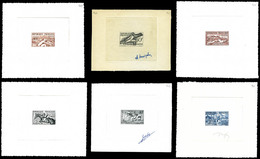 (*) N°960/64, Série JO D'Helsinski De 1952 En 6 épreuves D'artiste Dont 3 Signées, SUP (certificat)  Qualité: (*) - Künstlerentwürfe