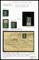 & 1923-1927, PASTEUR: Collection Comprenant De Nombreuses Variétés, Coins Datés, Millésimes, Roulettes, Quelques Lettres - Collections