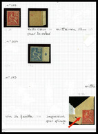 & Mouchon: France/ Colonies: Petite Collection Neufs Et Obl Comprenant Des Variétés, Millésimes, Essai. TB  Qualité: & - Collezioni