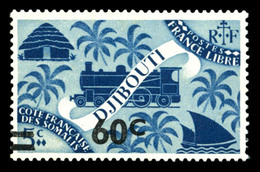 ** Non émis De 1945: Locomotive, 60c Sur 5c Bleu-gris, Surcharge Noire, SUP (signé Brun/certificat)  Qualité: ** - Usati