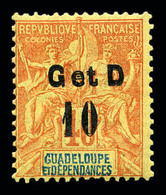 * N°46ci, 10c Sur 40c, Double Surcharge (type K). TTB  Qualité: *  Cote: 280 Euros - Unused Stamps