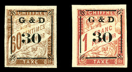 * N°13/14, Les 2 Valeurs TB (certificat)  Qualité: *  Cote: 810 Euros - Unused Stamps