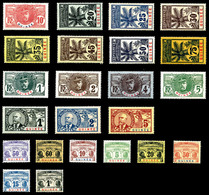 * N°33/47, Série Palmiers Complète + Taxe 8 à 15. TTB  Qualité: *  Cote: 378 Euros - Unused Stamps