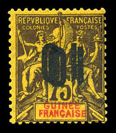 * N°54a, 10 Sur 75c: Surcharge Renversée. TTB (certificat)  Qualité: *  Cote: 500 Euros - Unused Stamps