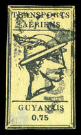 O N°6A, 0.75 Noir Sur Gris. SUPERBE. R. (signé Calves/certificat)  Qualité: O  Cote: 1100 Euros - Used Stamps