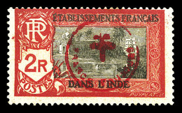 * N°230U, 'FRANCE TOUJOURS' : 2 R Rouge Et Noir. SUP (signé Calves/certificat)  Qualité: *  Cote: 1200 Euros - Unused Stamps