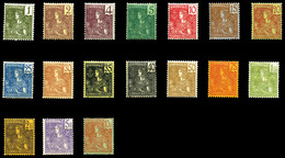 * N°24/40, Série Complète, Les 17 Valeurs TB (certificat)  Qualité: *  Cote: 735 Euros - Unused Stamps