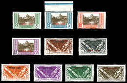 ** N°140/49, Série 'FRANCE LIBRE', Les 10 Valeurs TTB (certificat)  Qualité: **  Cote: 500 Euros - Unused Stamps