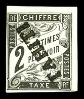 * N°2a, 2c Noir: Surcharge Renversée. SUP (signé Calves/certificat)  Qualité: *  Cote: 850 Euros - Used Stamps