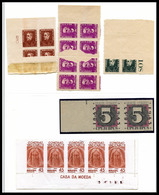 N 1943 à 1966: Bel Ensemble De 10 Variétés Neuves Dont Piquage à Cheval, Impression Partielle, Raccord, Piquages Partiel - Unused Stamps