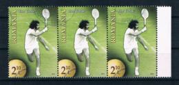 Rumänien 2015 Tenis Mi.Nr. 6998 3er Streifen Gestempelt - Used Stamps