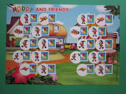 2008 ROYAL MAIL BALLOONS STAMPS WITH NODDY LABELS GENERIC SMILERS SHEET. #SS0055 - Francobolli Personalizzati