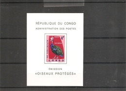 Oiseaux - Paons ( Feuillet De Luxe 488 XXX -MNH - Du Congo) - Peacocks