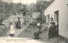 CPA 62 Pas De Calais Equien Maison De Pêcheur - Non Voyagée - Environs De Boulogne Sur Mer - Filets - Lumbres