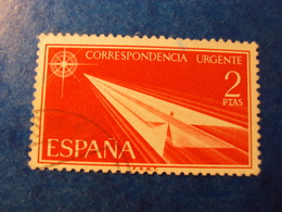 ESPAGNE:  Timbre EXPRES N°  31  -oblitéré   " 2 PTAS  Rouge"  Net        0.50 - Special Delivery