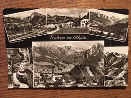 Cpsm, Multivues, Fischen Im Allgäu, écrite En 1956, Timbres, - Fischen