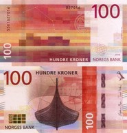 NORWAY, 100 KRONER, 2016, P54, UNC - Norway